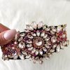 Clearance Blinding Beauty Pink Rhinestone Headband Hair Accessories