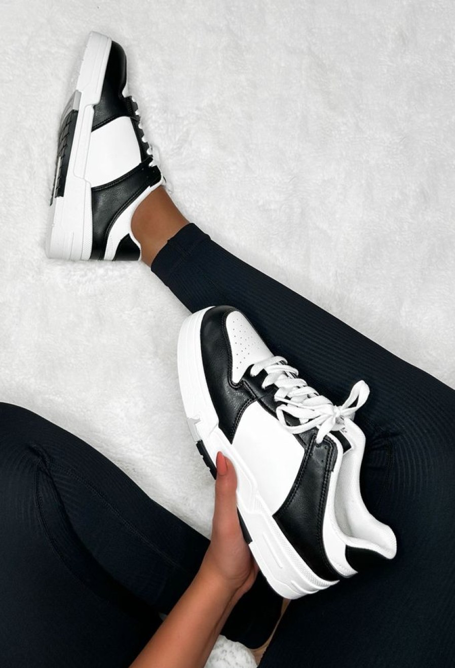 Online Perfect Vibe Black Contrast Trainers Trainers