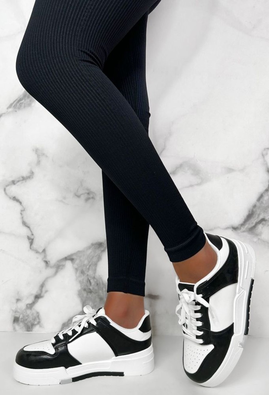 Online Perfect Vibe Black Contrast Trainers Trainers