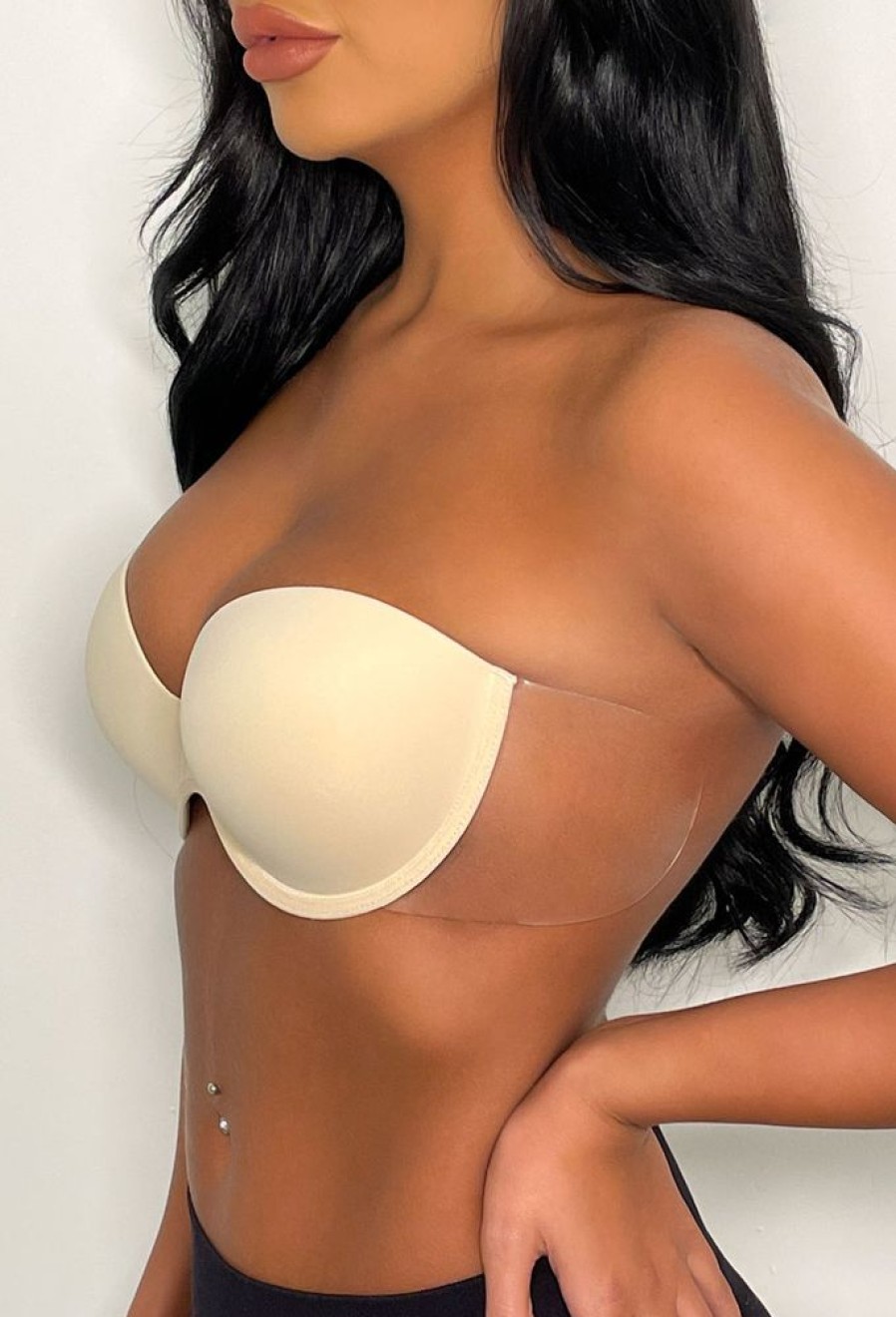 Wholesale Boost Nude Winged Stick On Strapless Backless Push Up Bra Bras & Shapewear