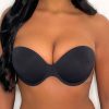 Wholesale Boost Black Winged Stick On Strapless Backless Push Up Bra Bras & Shapewear