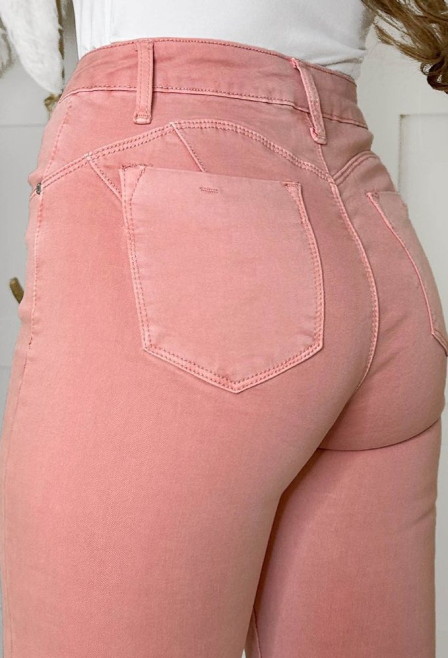 Hot Endlessly Yours Pink Stretch Push Up Jeans Jeans