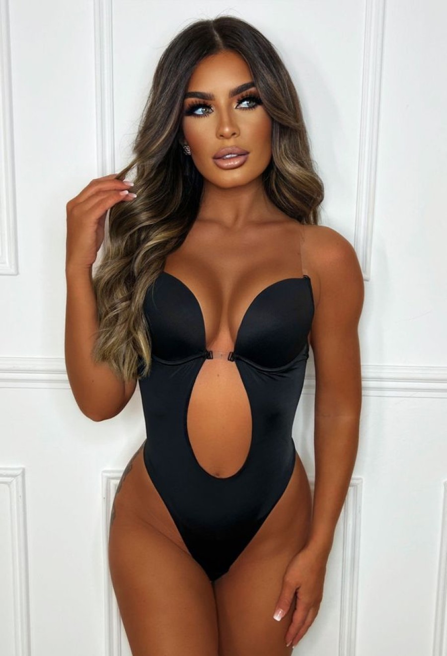 Hot Iconic Black Shapewear Bodysuit Bras & Shapewear